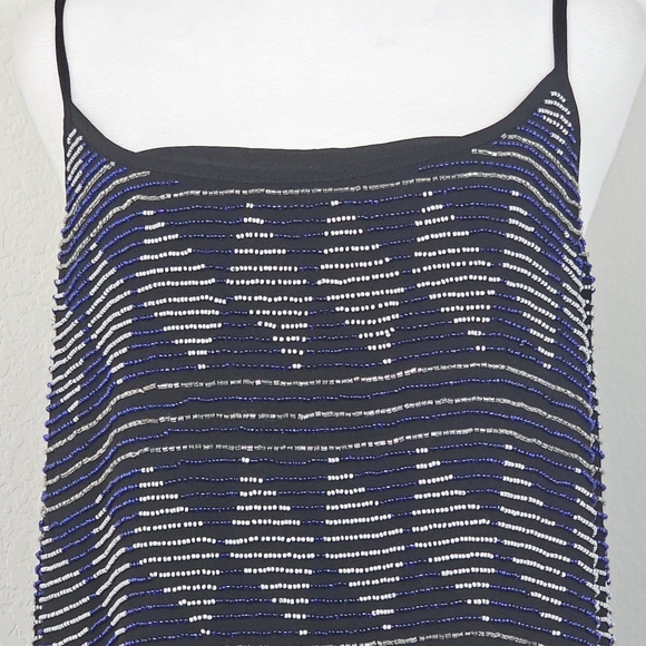 NWT Parker Lola Mini Beaded Dress SZ L ORG $237 - Picture 2 of 15